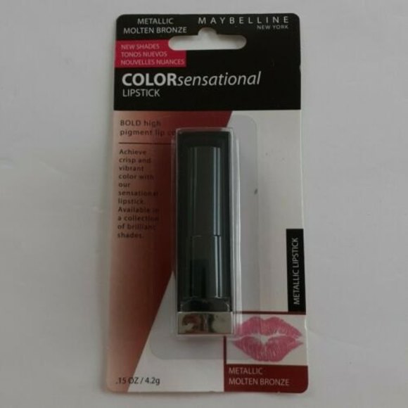 Maybelline New York Color Sensational Lipstick Metallic Molten Bronze 970 - Picture 5 of 12
